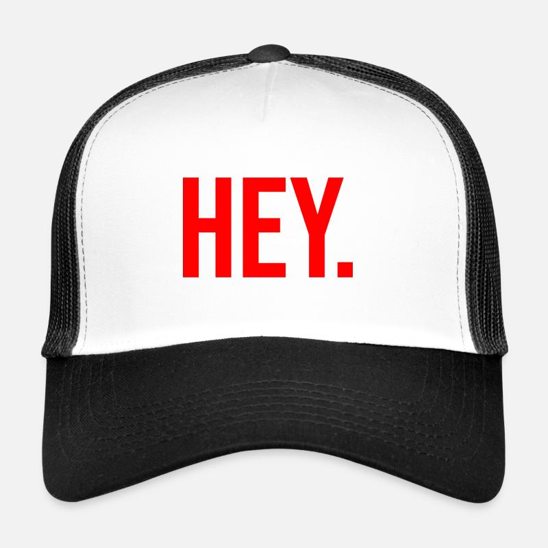 hey - Trucker Cap - Weiß/Schwarz