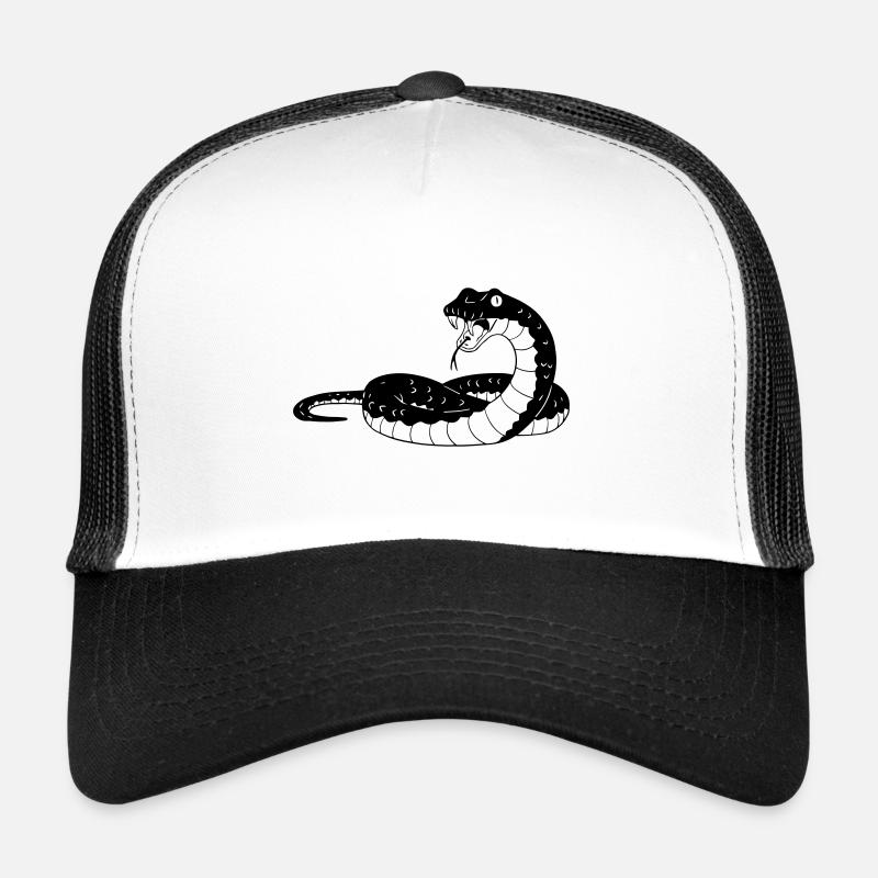 Hissing Snake Encounter Trucker Cap