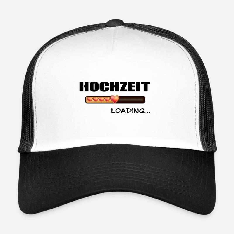 Hochzeit loading lustige Geschenkidee heiraten Trucker Cap