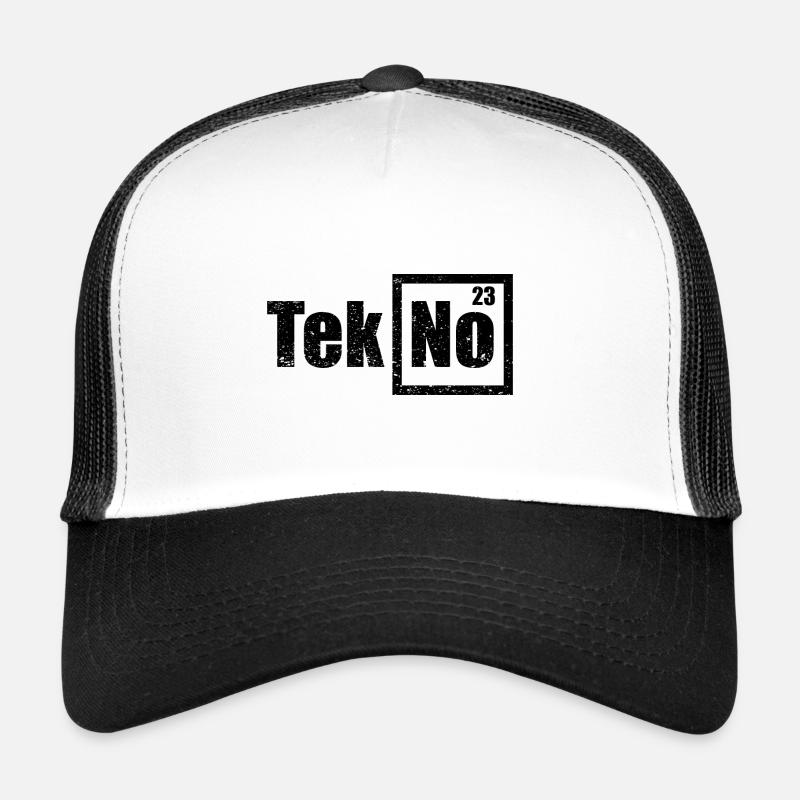 Cadeau de chimie de tableau périodique Techno Tekno Casquette trucker 