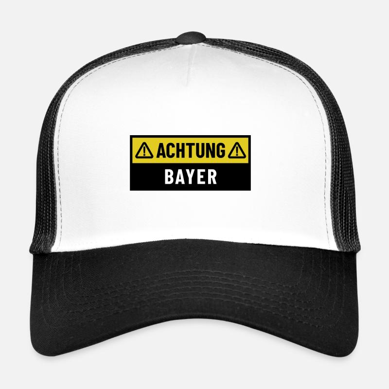 Achtung Bayer - Regionaler Spruch Trucker Cap