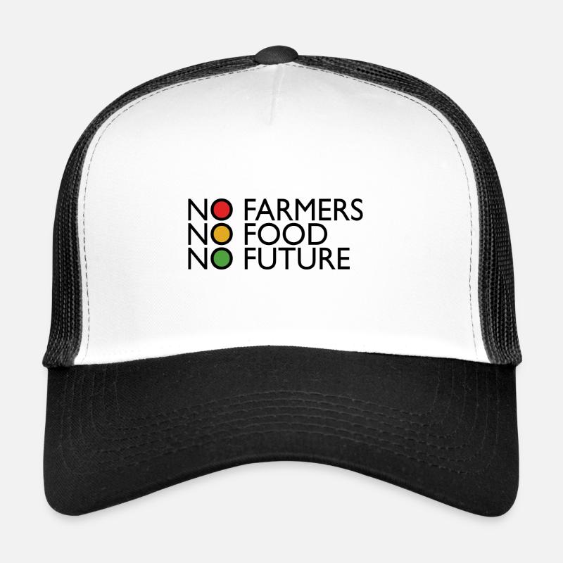 Les agriculteurs protestent Pas d’agriculteurs, pas de nourriture, pas de feu de circulation à venir Casquette trucker 