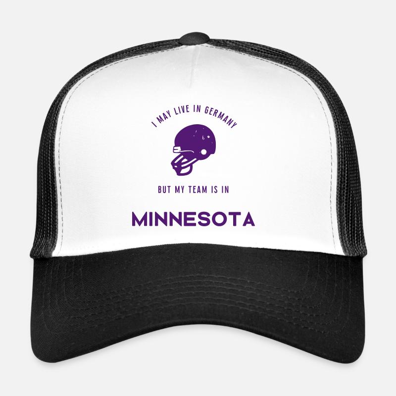 Minnesota - Trucker Cap - Weiß/Schwarz