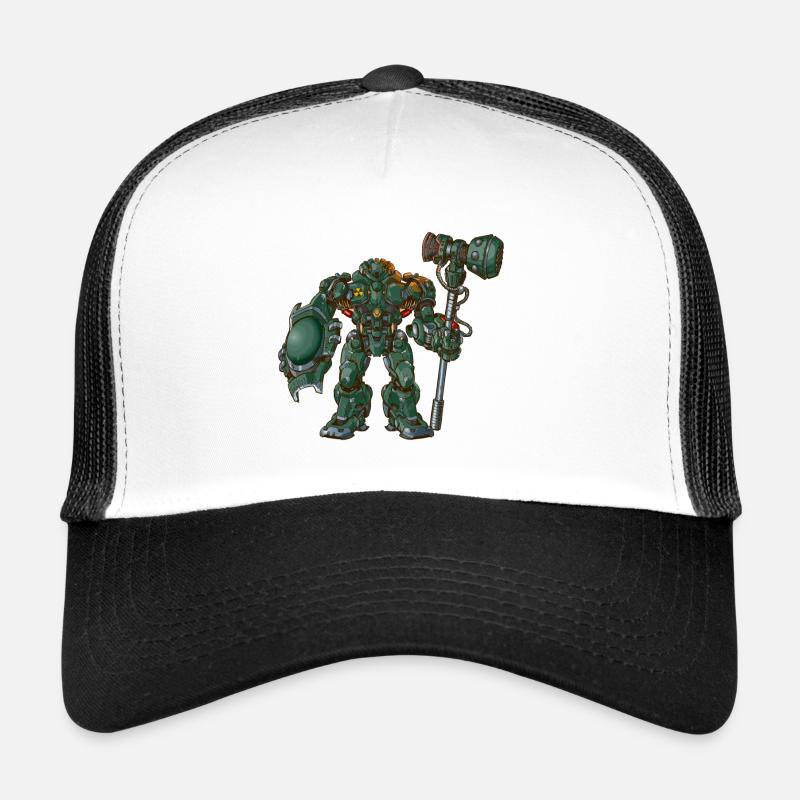 Roboter Monster - Trucker Cap - Weiß/Schwarz