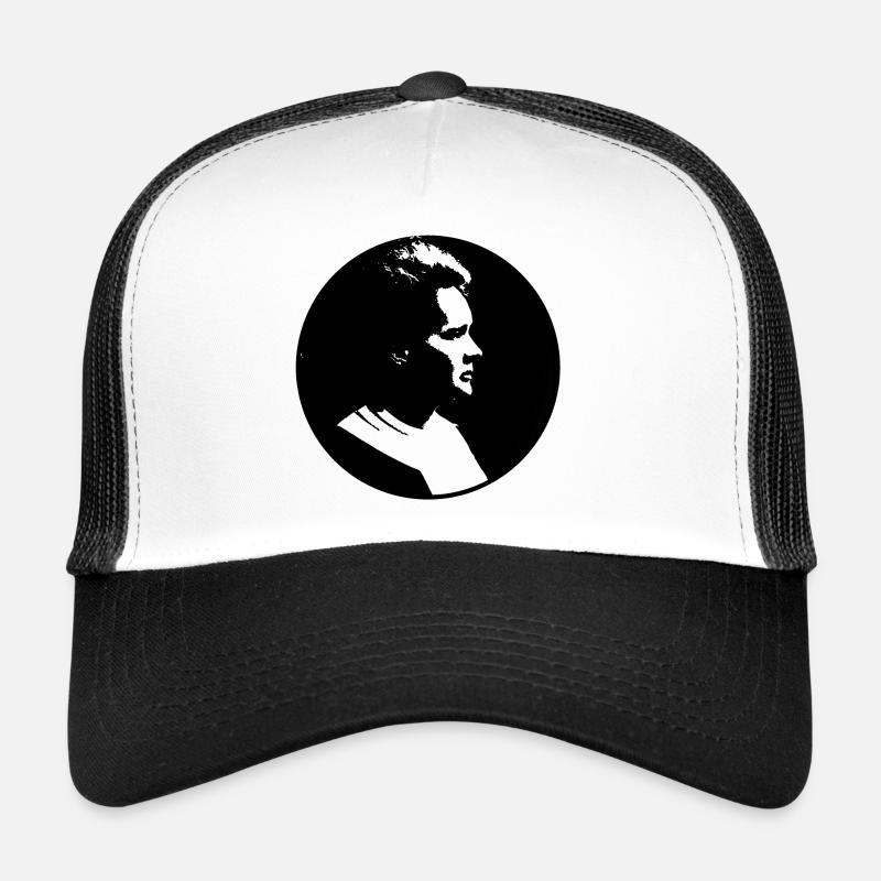 Marie Curie - Trucker Cap - Weiß/Schwarz
