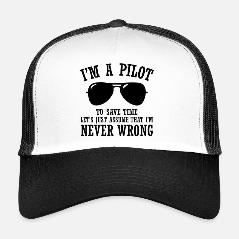 I m a Pilot Trucker Cap