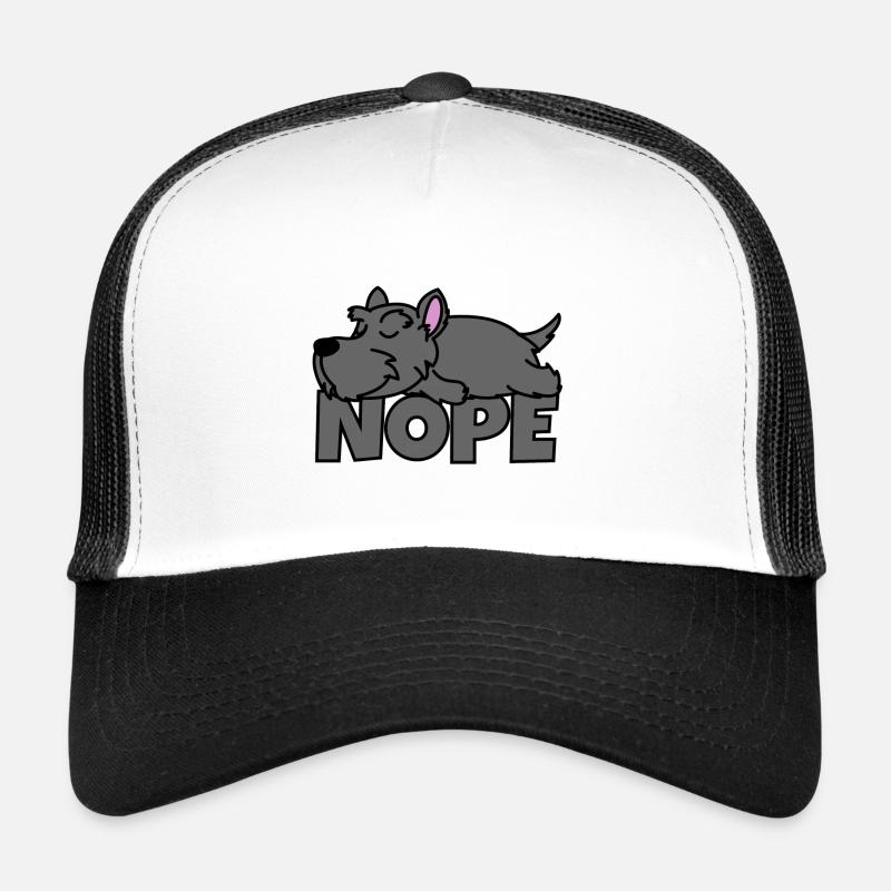 Nope Scottish Terrier dog Casquette trucker 