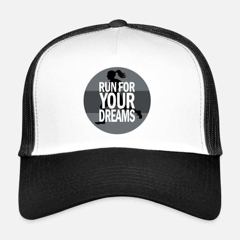 Run for your dream jogging Spruch Trucker Cap