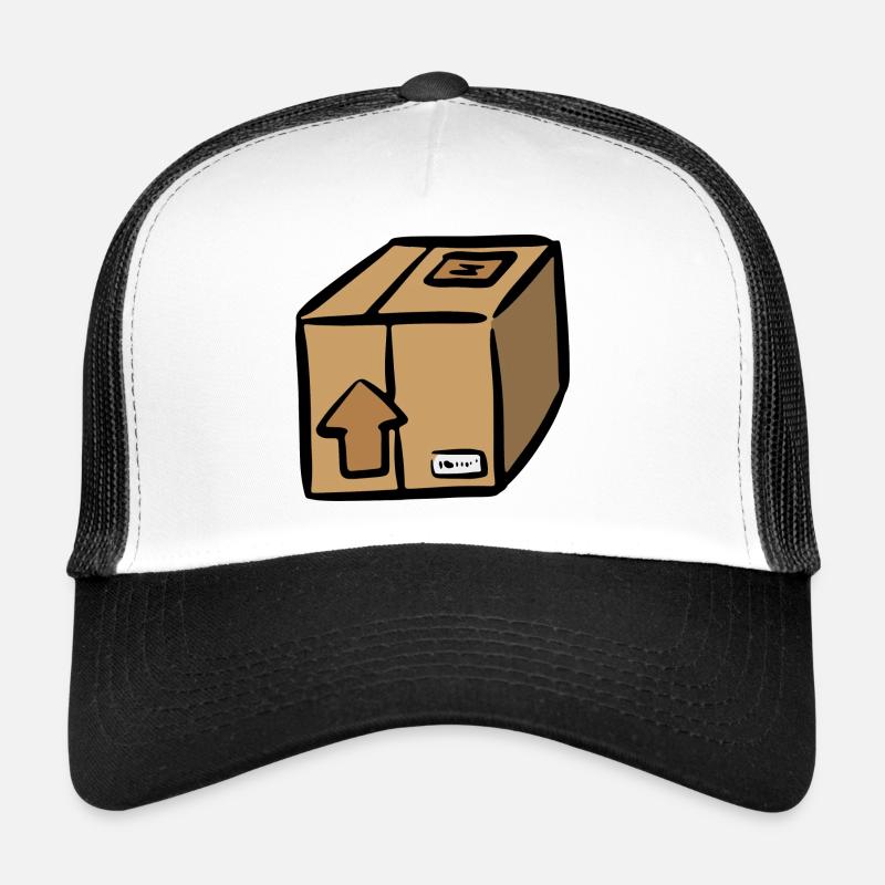 Colis Post Dispatch Logistique Livreur de colis Casquette trucker 