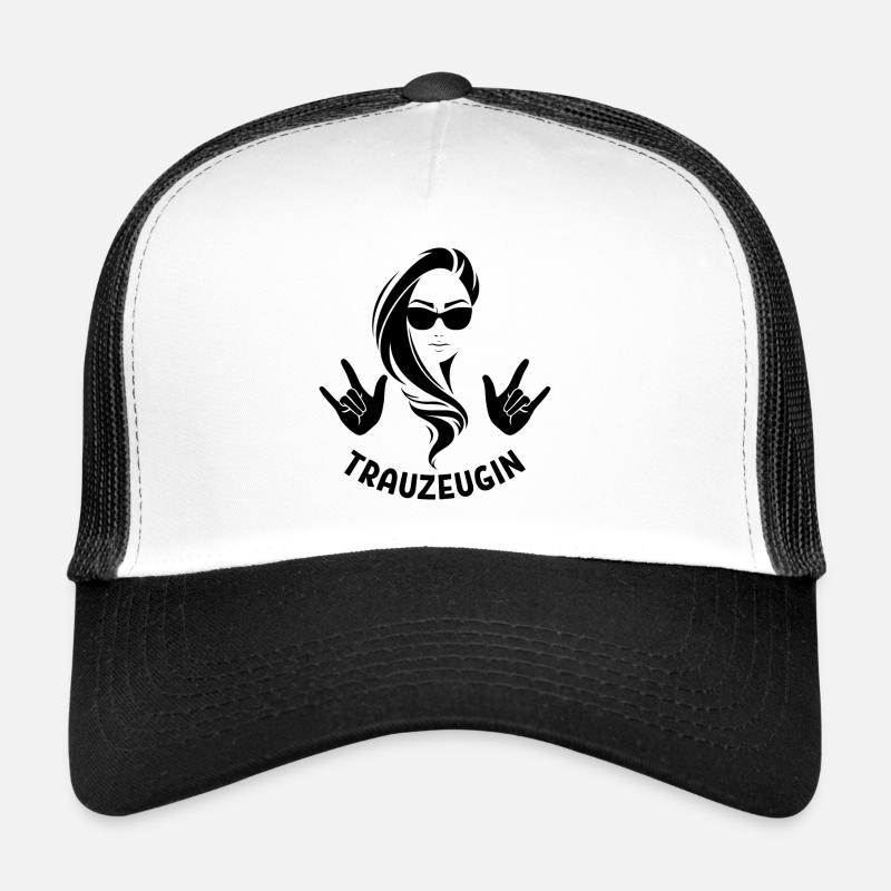 Trauzeugin Braut Geschenk Hochzeit Paar Ehe Trucker Cap