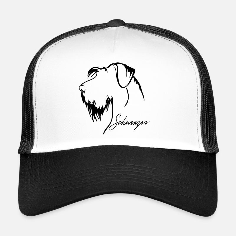 SCHNAUZER Profil Chiens Chien Wilsigns Casquette trucker 