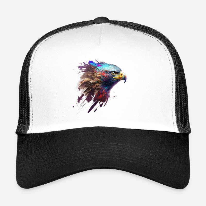 Mächtiger Adler: Ein modernes Ölbild Trucker Cap