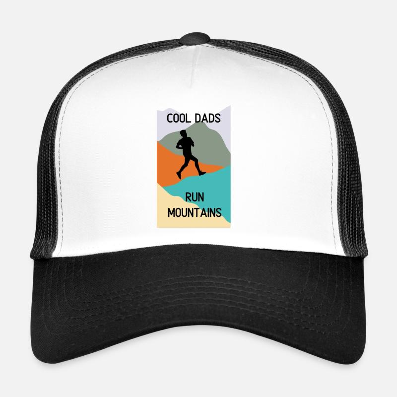 Cool Dads Run Mountains Casquette trucker 