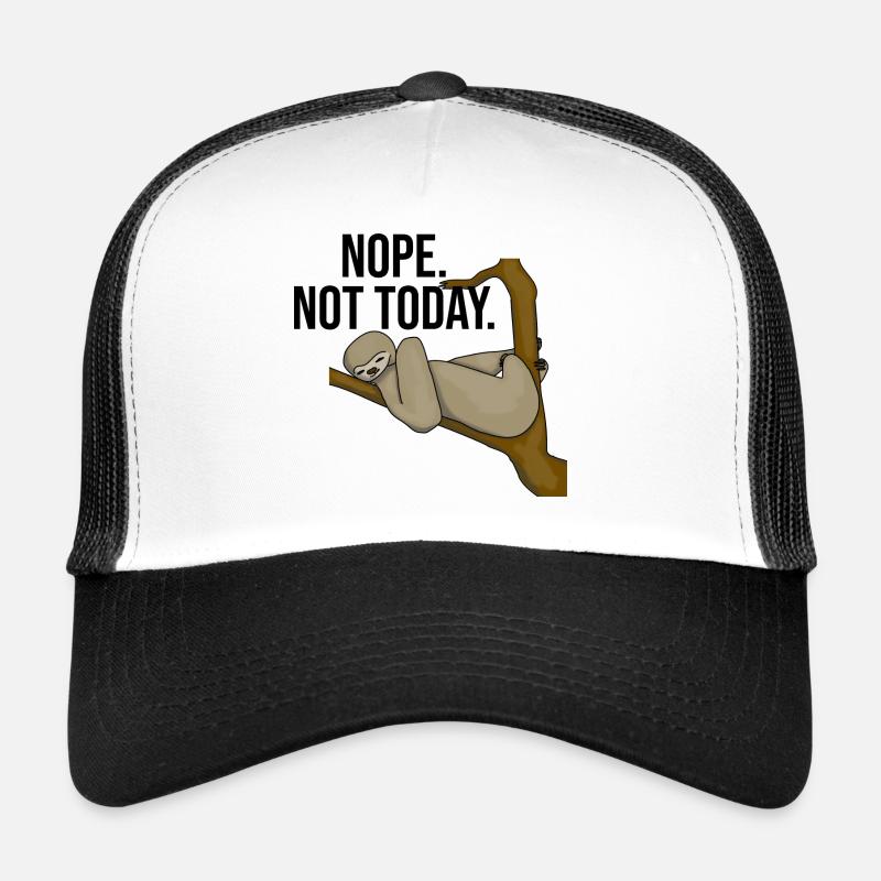 faultier nope not today Trucker Cap