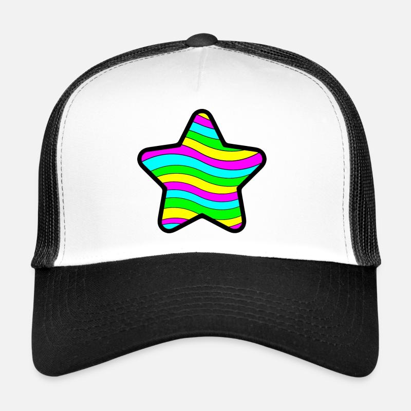 Wavy Star Trucker Cap