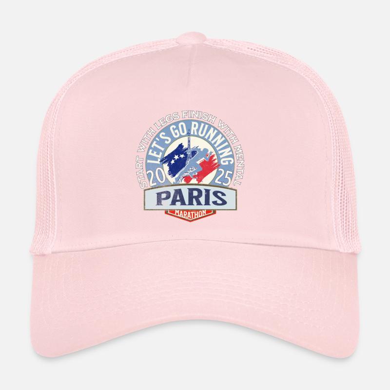 Let s go running in Paris Marathon Casquette trucker 