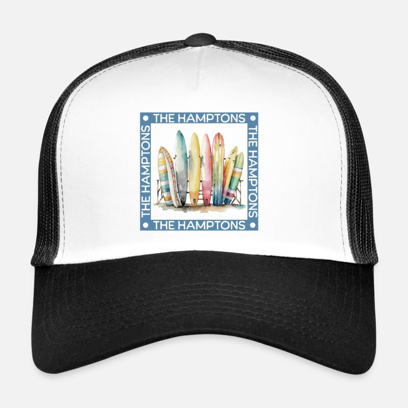 The Hamptons surfing Trucker Cap
