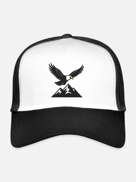 Majesty of the Skies: The World of Eagles - Trucker Cap - white/black - Front