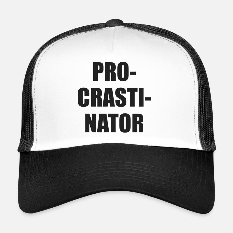 Prokrastinator Typo-Block Trucker Cap