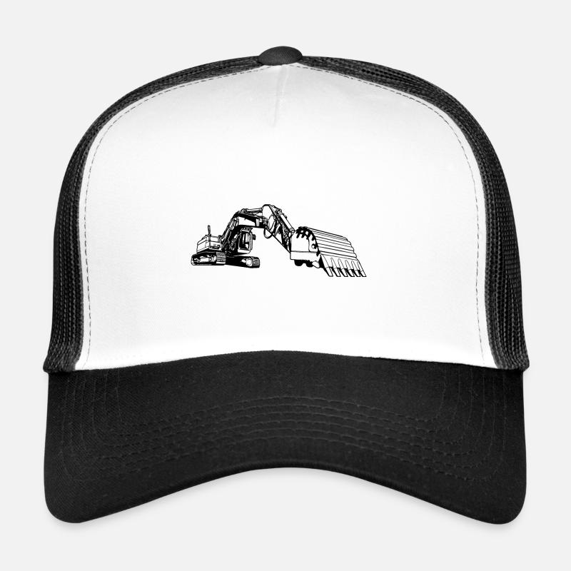 Ladeschaufel Geschenk Baggerfahrer Baggerführer Trucker Cap