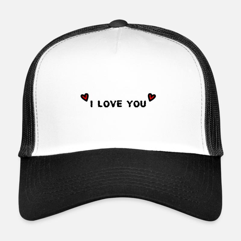 ICH LIEBE DICH. VALENTINSTAG. ICH LIEBE DICH. ICH LIEBE DICH. Trucker Cap