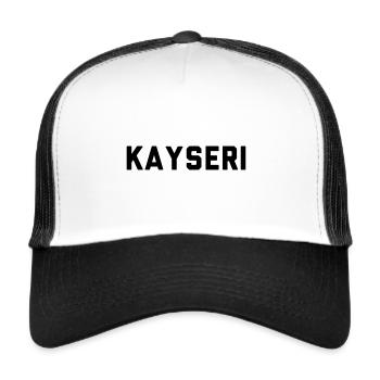 Kayseri - Trucker Cap - Weiß/Schwarz - Vorne