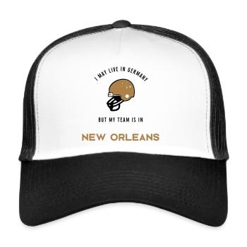 New Orleans - Trucker Cap - Weiß/Schwarz - Vorne