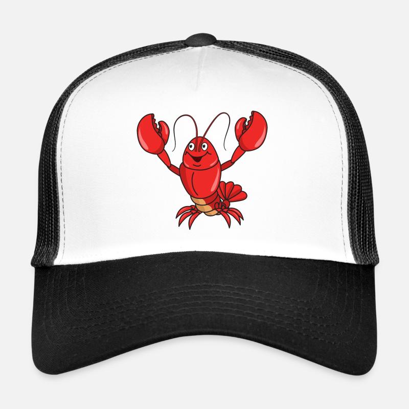 Funny Cute Lobster Marine Crustaceans Trucker Cap