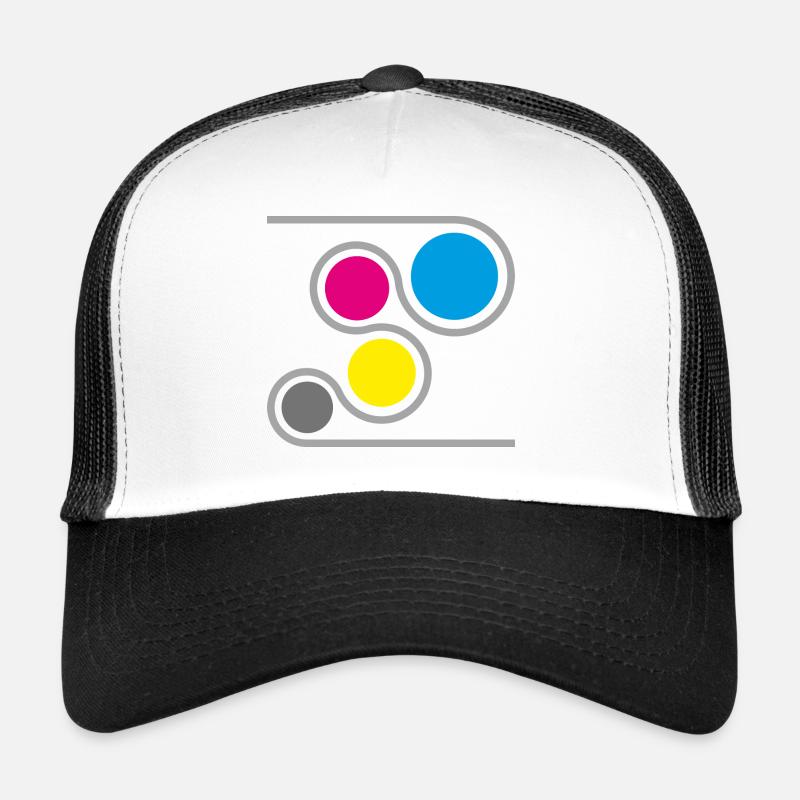 Imprimante CMJN Graphique Casquette trucker 