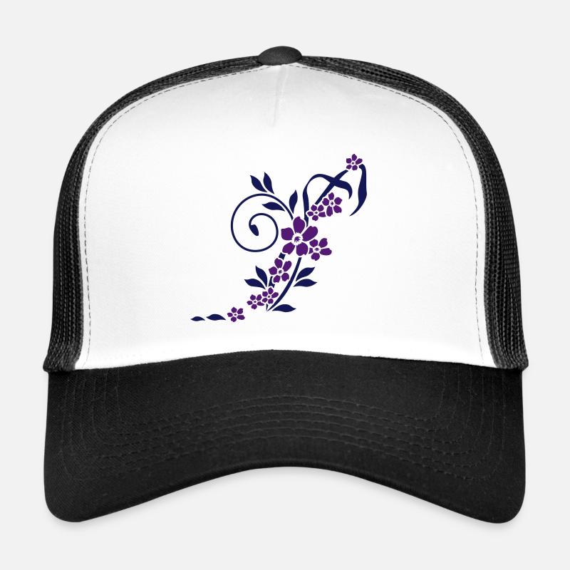 Fleur Vrille / Fleur Tandril (2c) Casquette trucker 