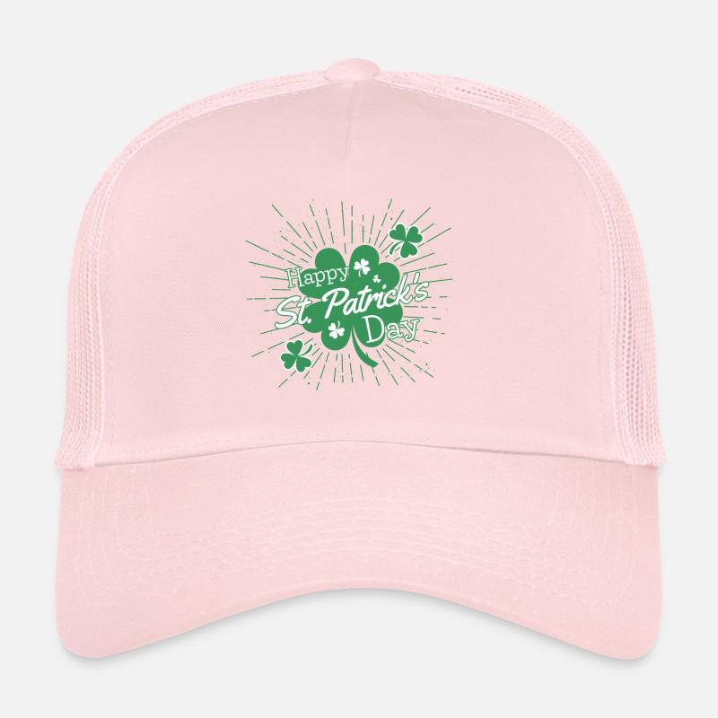 Happy St Patrick s Day Graphic Trucker Cap