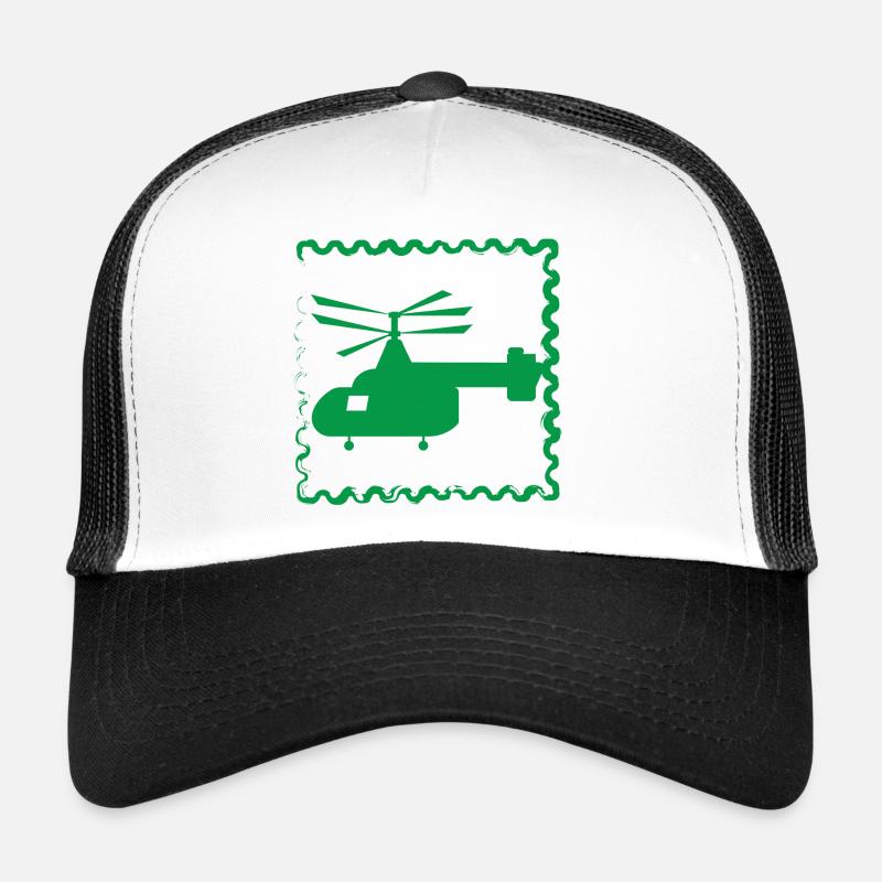 Hélicoptère - Hélicoptère - Avion à rotor Casquette trucker 