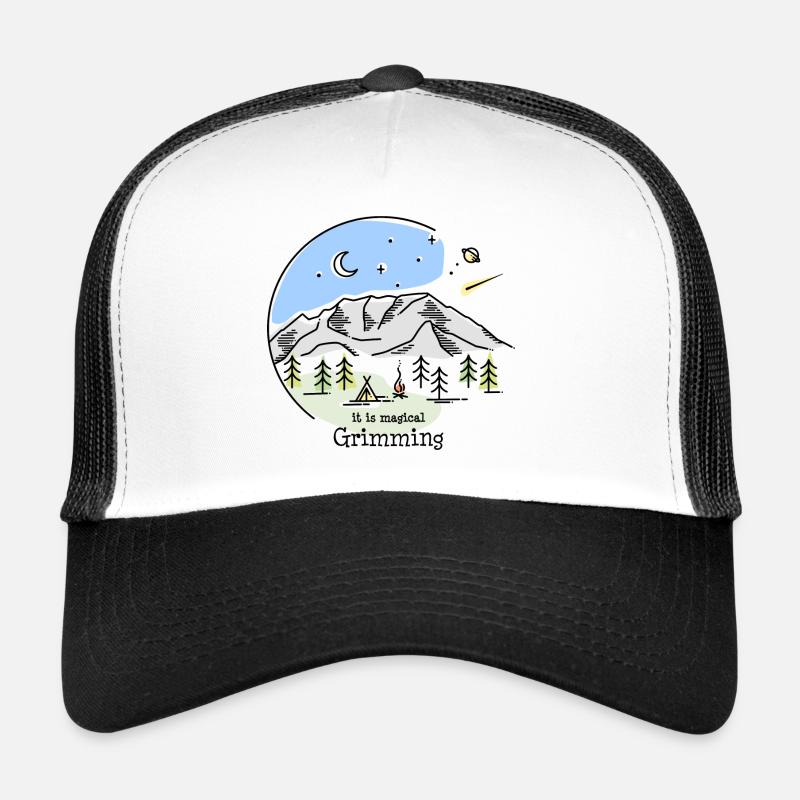 Grimming Dachstein Gebirge Steiermark Wanderung - Trucker Cap - Weiß/Schwarz