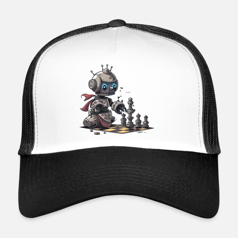 mécanique - Casquette trucker  - blanc/noir