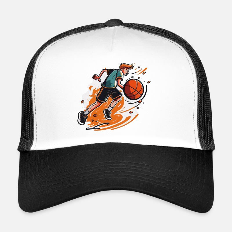 Basketball-Profi mit Höchstgeschwindigkeit Trucker Cap
