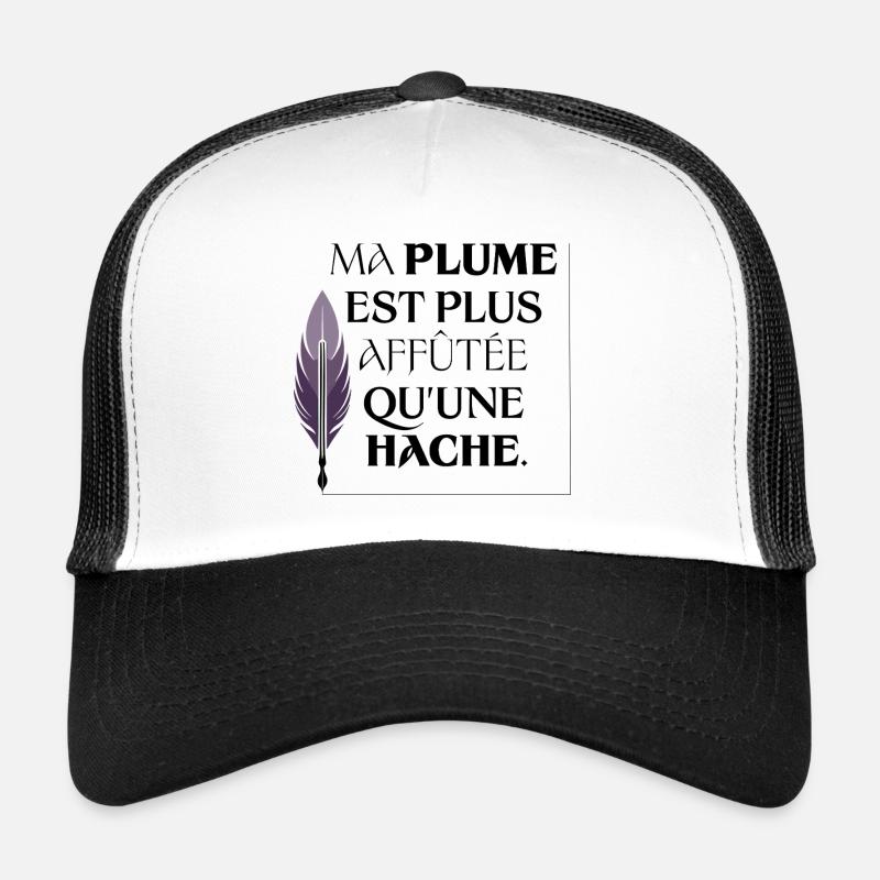 Plume affûtée Casquette trucker 