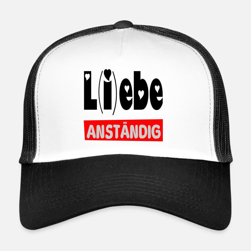 lebe anständig II Trucker Cap