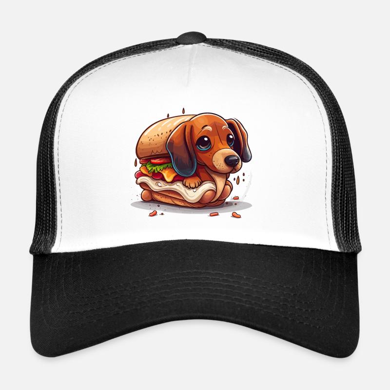 Chien de saucisse Casquette trucker 