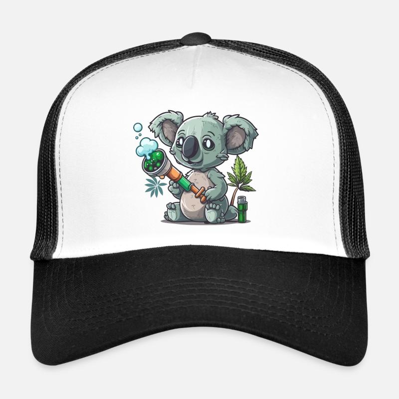 Koala soufflant de bang Casquette trucker 