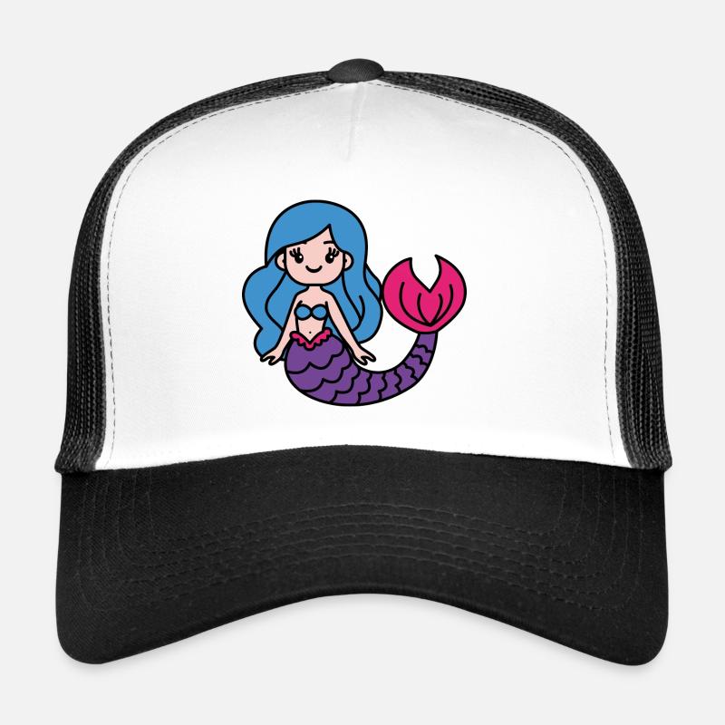 Sirène colorée Casquette trucker 