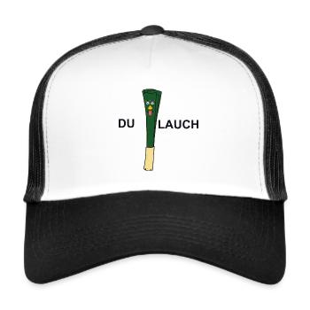 You leek, funny leek / leek - Trucker Cap - white/black - Front
