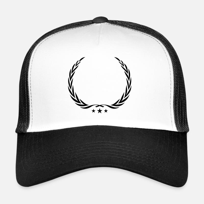 couronne de laurier symbole vide Casquette trucker 