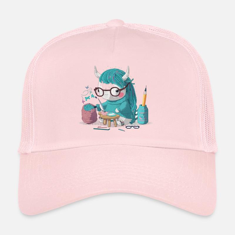 Licorne à tricoter Casquette trucker 