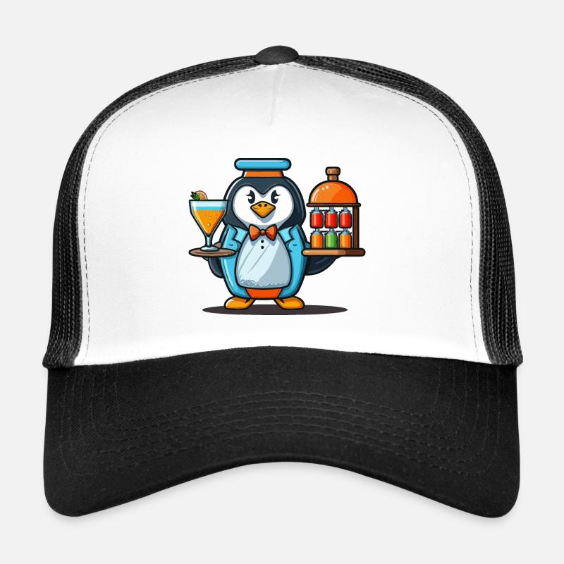 Penguins Pour Trucker Cap
