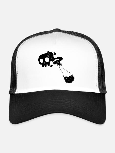 Deadly Potion - Trucker Cap - white/black - Front