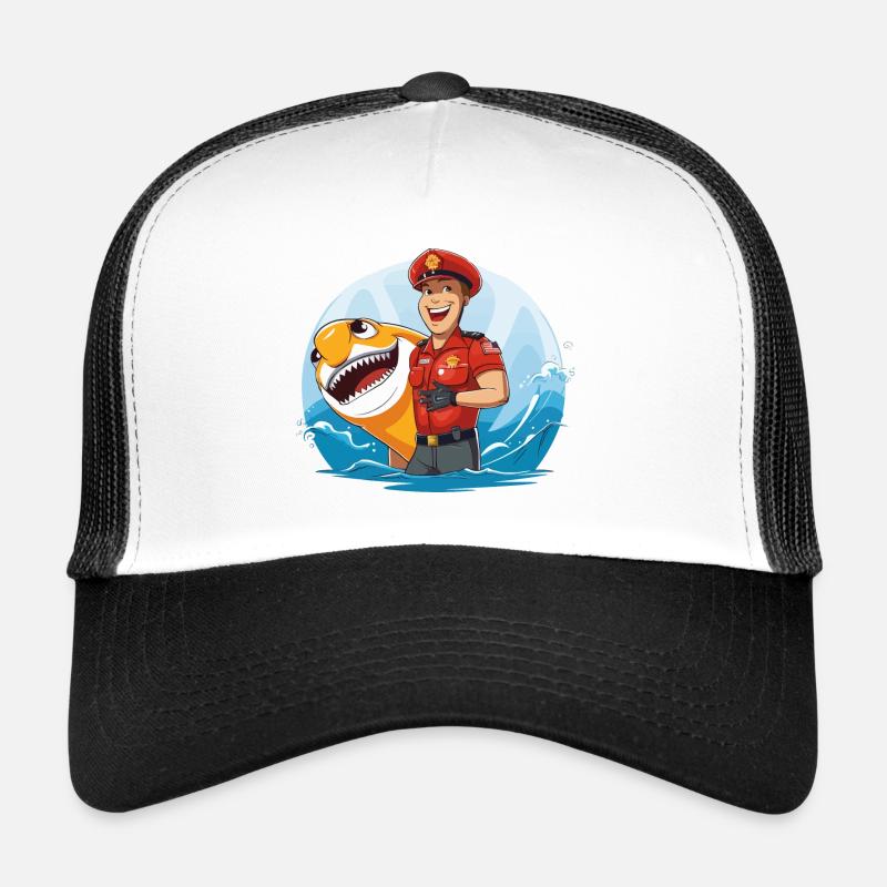 Rettungsschwimmer Flosse Trucker Cap