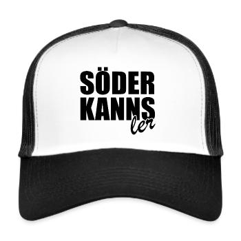 Söder kanns - Kanzler - Kanzlerkandidat - Trucker Cap - Weiß/Schwarz - Vorne