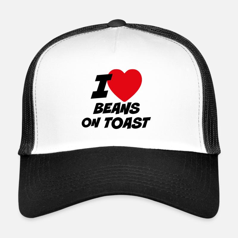 Ich liebe Bohnen auf Toast Trucker Cap