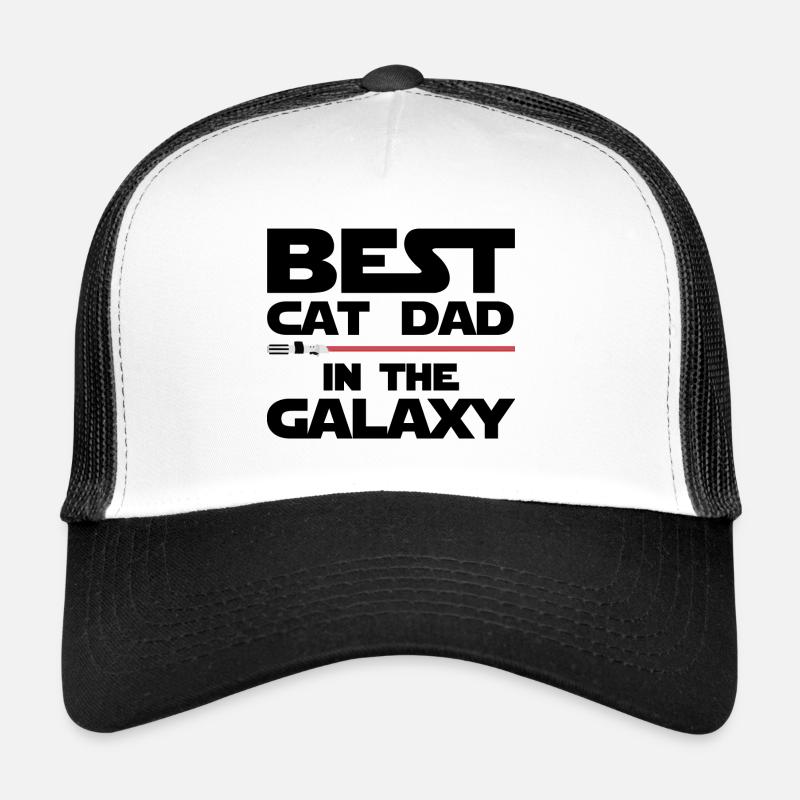 Bester Katzenpapa der Galaxie Trucker Cap