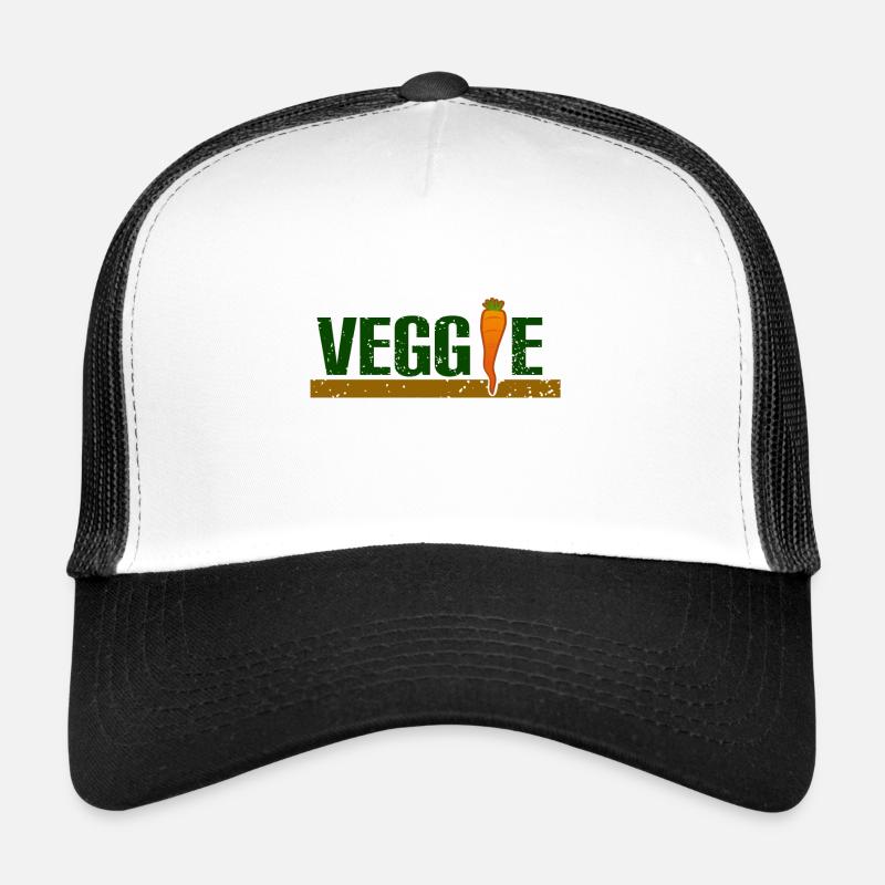 VEGGIE VEGGIE - Trucker Cap - Weiß/Schwarz